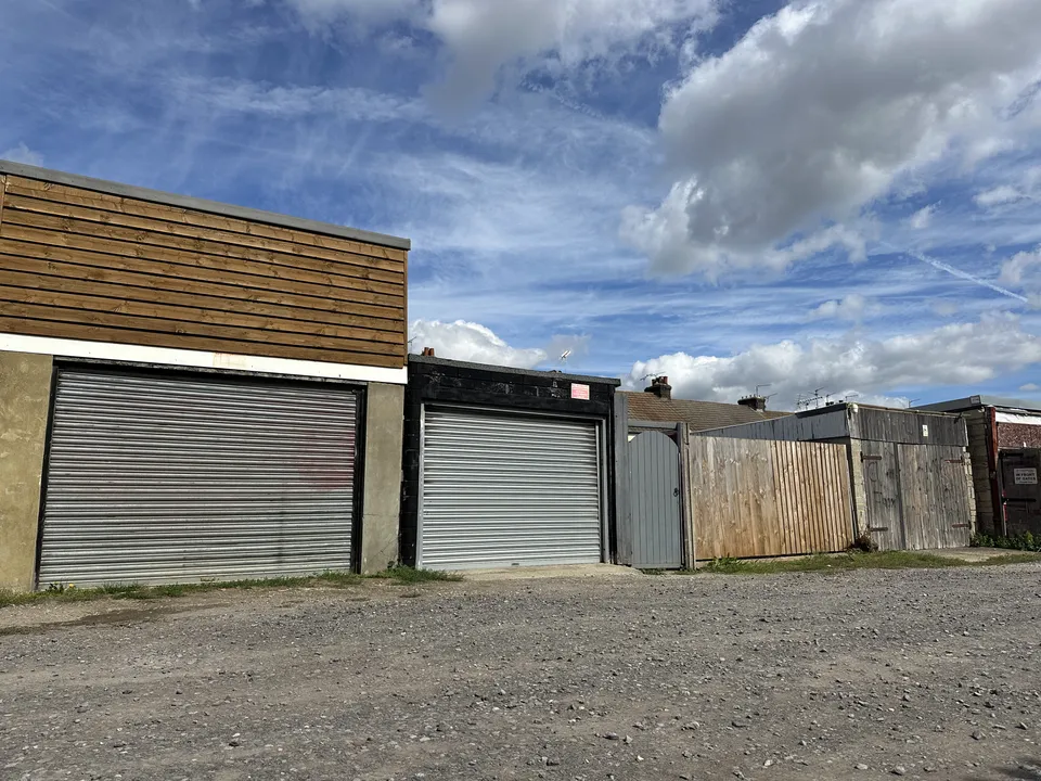 Garage Door contractor working in a residential home